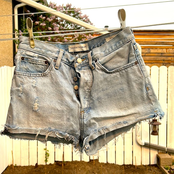 Denim Forum Artizia jean shorts - Picture 1 of 4